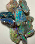 Cutters Knobby Parcel Lightning Ridge opal rough 72.75cts Nice size rough to cur with lots of Bright Multicolours 20x16x6mm to 10x7x4mm NEW960