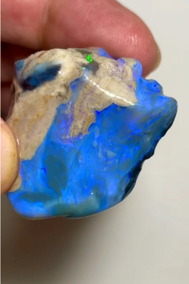 Huge Monster size Bright Miners Select Seam opal rough 200.00cts Lighting Ridge Stunner here to cut & polish  48.000 x 33.000 x 27.000 mm NEW918