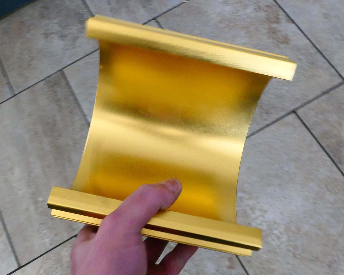 PULSAR DIAMOND® Gold Anodised Aluminium Motor Cooler / Heat Sink Fits various  6"/150mm Cabbing Machines Like Pulsar / Vevor / Cab King / Others Pimp Your Lapidary machine Now