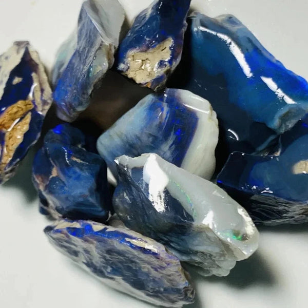 Lightning Ridge Rough Black & Dark Seams Opal Parcel 70cts Lots of Potential & Cutters Lots Bright colours & bars 20x15x3mm to 12x10x5mm WSY72