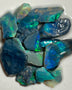 Cutters Parcel Mulga® Black/Dark Seam opal rough 30.75cts Wee Warra plains Lots of Bright Multicolours 16x14x3 to 8x8x2 mm NEW959