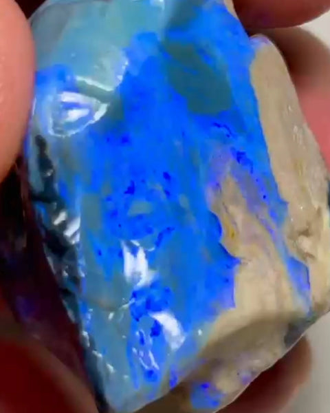Huge Monster size Bright Miners Select Seam opal rough 200.00cts Lighting Ridge Stunner here to cut & polish  48.000 x 33.000 x 27.000 mm NEW918