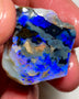 Huge Sized Picture stone rub Black/Dark Seam opal rub/rough 58cts L/Ridge Gorgeous Blues 30x24x12 mm NSW141