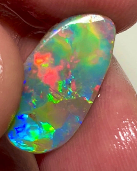 Bright Exotic Pinks & Reds with Electric Multifires 5.00cts Gem Quality Dark opal rub rough preform of Lightning  Ridge  21.00 x 11.00 x 3.00 mm NEW928