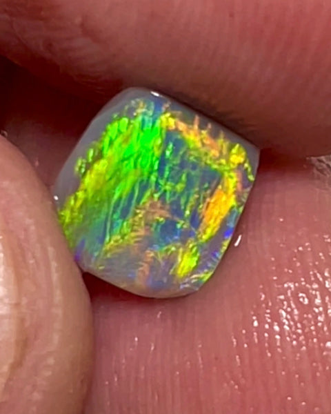 Stunning Lightning Ridge Knobby Rub 1.30cts Jewellery Quality stone Gorgeous mix of patterns and Bright full spectrum of colours 8x7x2mm  NSW040