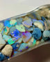 Knobby Seam & Fossil opal rough Lightning Ridge 235.00cts Lots Bright Colours to go at 20x18x12 to 6x5x4mm NEW910
