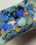 Knobby Seam & Fossil opal rough Lightning Ridge 255.00cts Lots Bright Colours to go at 18x9x6 to 8x6x4mm NSW167