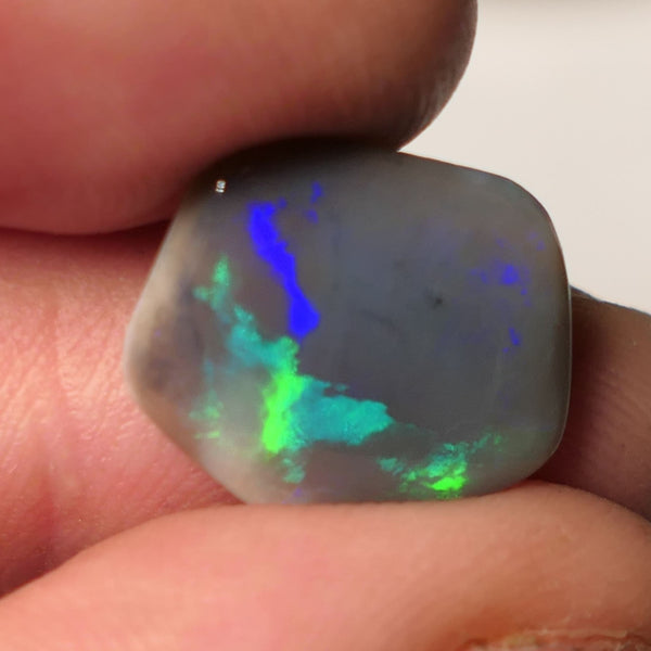 Lightning Ridge Dark Opal Gemstone Big 4.5cts Jewellery Grade  N5 Body Tone B3 Brightness Directional Broad Zones of Vibrant Multifires 15x13x3mm WAC64