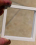 Miners Bench® Single 1 x Transparent Window Display Box Opal / Jewellery / Trinket  Suspended Type White Size 9cm x 9cm x 2cm SKU#FDMW