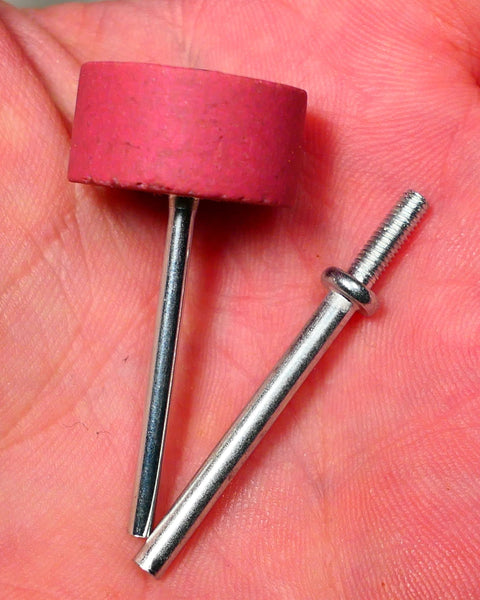 PULSAR DIAMOND® Mk2 Little Ripper™ Hub Drive Diamond Resin Wheels 7 Piece Sets 200Grit to 10,000 Grit IN STOCK READY TO SHIP 2.35mm or 3mm mandrels 20x10mm Soft-Touch Resin Lapidary Burr For Rotary Tools carving