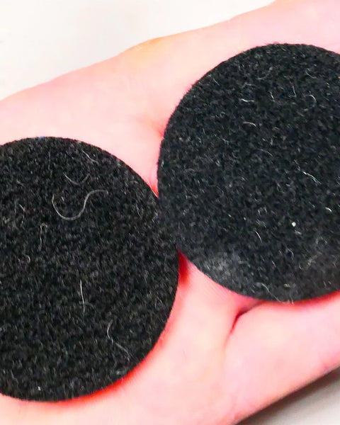 PULSAR DIAMOND® Little Lapper 2"/50mm Felt Polishing Wheels for Cerium oxide and Diamond paste Hook & Loop Backed Pack of 2 Lapidary Rocks Glass