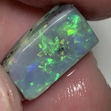 Australian Lightning Ridge Rough / Rub Semi Black Opal Miners Bench 5.6Cts Gorgeous Bright
