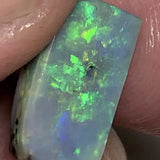 Australian Lightning Ridge Rough / Rub Semi Black Opal Miners Bench 5.6Cts Gorgeous Bright