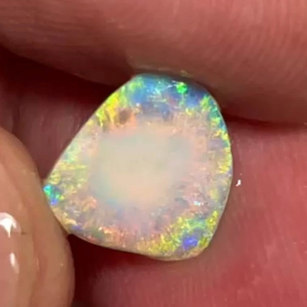 Pinks Lady's ? Lightning Ridge knobby opal rub/preform 1.75cts Gorgeous Pink dominant Multifires to polish & set 11.00x 10.00x 2.00mm NEW956