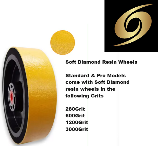 Coming Soon PULSAR DIAMOND® "Slick 6 Pro" Cabbing Machine 6 wheels x 6"/150mm plus Diamond saw & table , Full face magnetic & Centre Hole Flat lap & More . Lapidary Cab Cabber Grinding Polishing Gemstone Cabochon machine