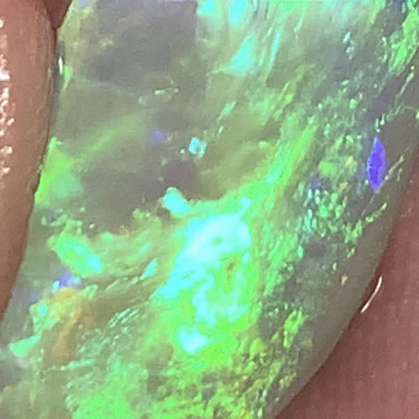 Australian Opal Rub Rough Preform  Gem Grade Crystal  Rub / Preform 3.3cts Jewellery Grade Lots of Lovely Vibrant & bright FIRES / MULTIFIRES 15x10x3mm WSM11