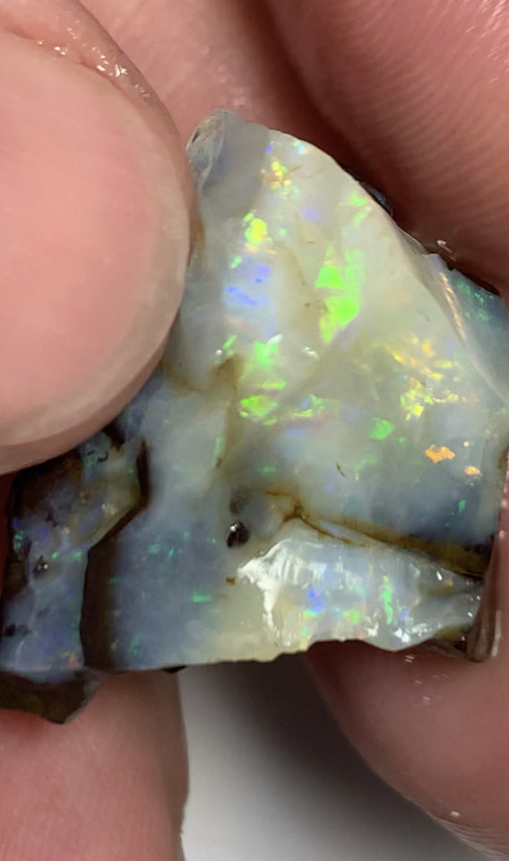 Australian Rough GEM Boulder Stunning Bright Multifires Packed with Potential 32cts Winton Fields Queensland 22x20x10mm WSM03