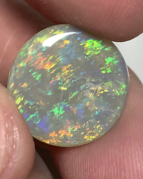 Australian Semi Black Crystal Opal Gemstone 10cts Vintage 40yrs+ Lambina SA N7 Body Tone B5 Brightness Stunning Multi fires & Floral pattern 17x17x4mm WSR74