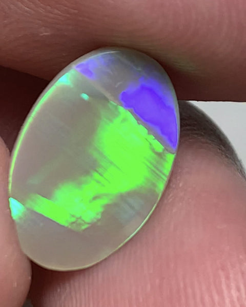 Australian Semi Black Opal Gemstone 2.6cts N7 Body Tone B1 Gem Grade Brightness Amazing  Multi fires & broad flash pattern 15x10x2mm WSB314