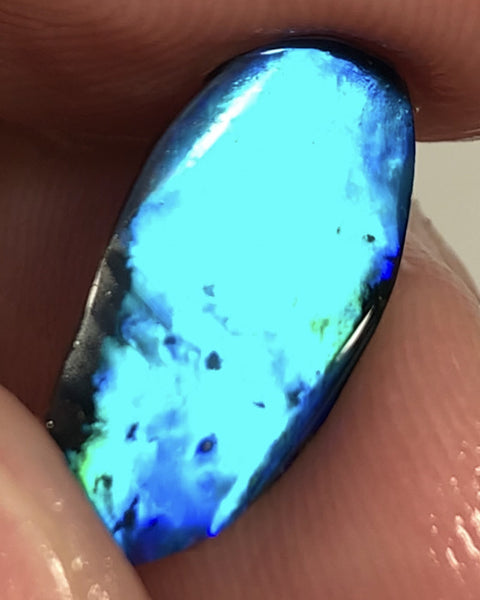 Australian N1 Black Opal Rub GEM Grade 2.15cts MULGA® FIELD Brightness 10/5 Extremely Vibrant & Rich fires & gorgeous broad pattern WSB166
