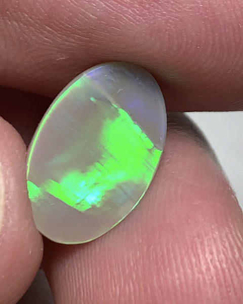 Australian Semi Black Opal Gemstone 2.6cts N7 Body Tone B1 Gem Grade Brightness Amazing  Multi fires & broad flash pattern 15x10x2mm WSB314